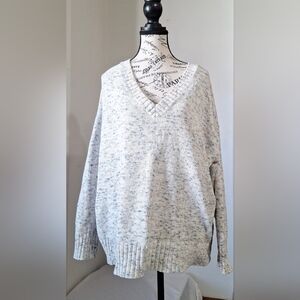 torrid Heathered Speckle Knit Sweater - Cream, Gray, Tan